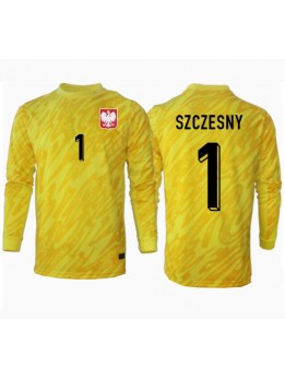 Billige Polen Wojciech Szczesny #1 Keeper Hjemmedrakt EM 2024 Langermet